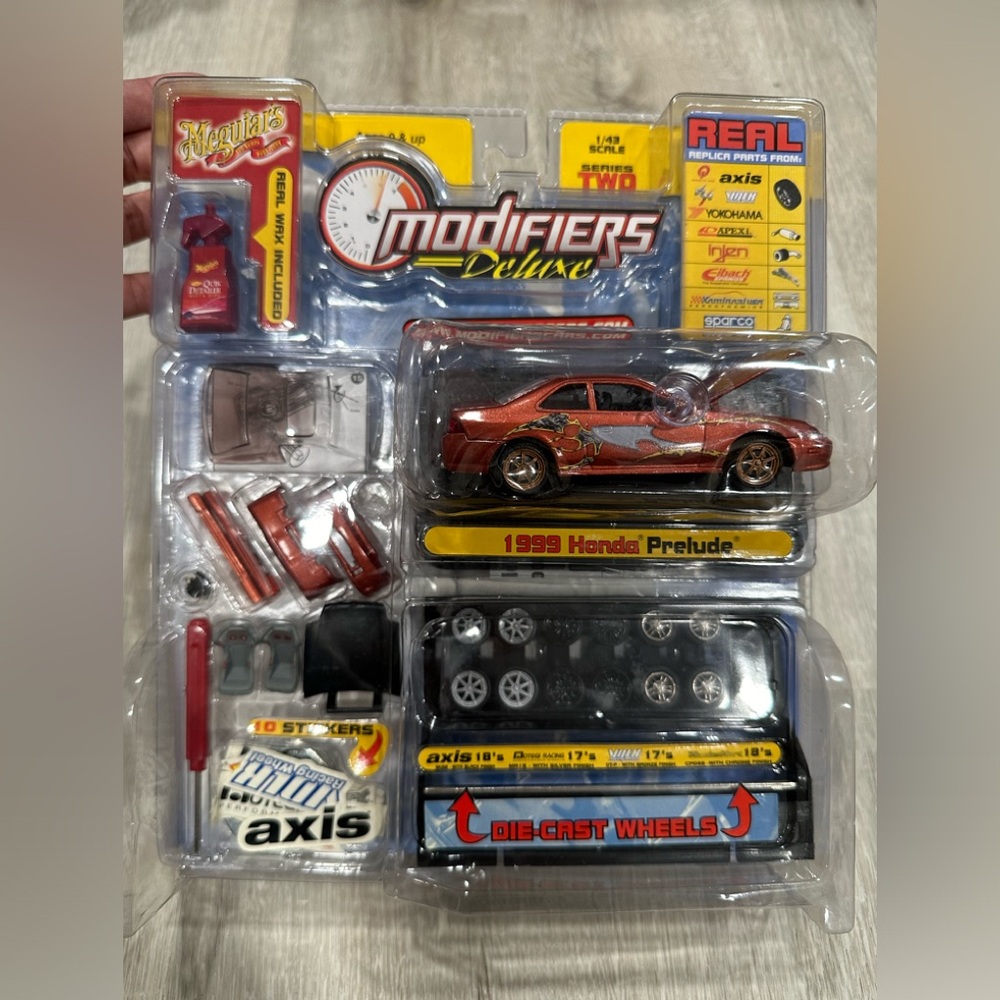 TOP8 NEW Modifiers Cars Deluxe 1999 Honda Prelude Series 2 1/43 EXTREMELY RARE